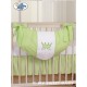 Parure de lit bébé prince ou princesse vert