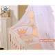 Parure de lit bébé prince ou princesse pêche