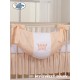 Parure de lit bébé prince ou princesse pêche