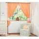 Rideaux avec embrasse motif prince princesse