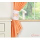 Rideaux avec embrasse motif prince princesse