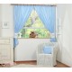 Rideaux avec embrasse motif prince princesse