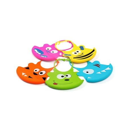 bavoir en silicone coloré