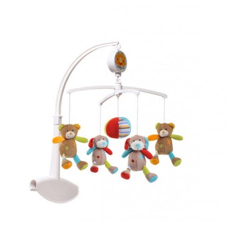 Mobile musical ours et chien