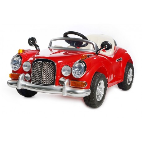 voiture électrique pour enfant rétro rouge 12 V