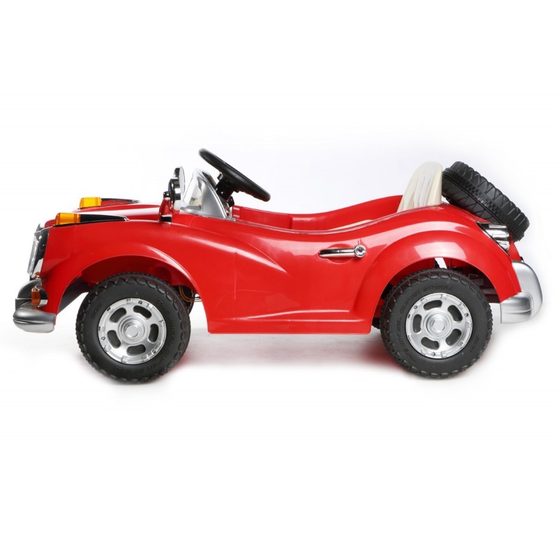 Voiture électrique 12V rétro rouge - Voitures électriques pour enfant