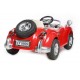 voiture électrique pour enfant rétro rouge 12 V