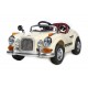 voiture électrique rétro crème 12V