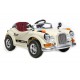 voiture électrique rétro crème 12V