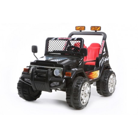 4X4 jeep électrique 2 places 12V noir