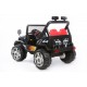 4X4 jeep électrique 2 places 12V noir