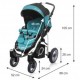 poussette simple sport Q double bleu