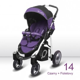 poussette simple sport Q violet