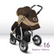 poussette simple sport Q brun