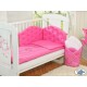 Parure de lit bébé chic fuschia