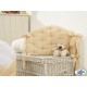 Parure de lit bébé chic beige