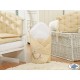 Parure de lit bébé chic beige