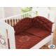 Parure de lit bébé chic marron