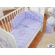 Parure de lit bébé chic violet