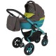 Poussette trio Grander Play tricolore bleu