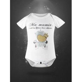 Body pour bébé en coton bio - ma mamie