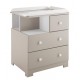 Commode à langer Bali Taupe et Blanche - Poyet Motte