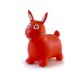 Lapin sauteur rouge gonflable