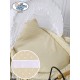 Berceau rétro et sa parure complète beige à pois  et blanc