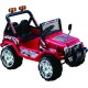 4X4 jeep électrique 2 places 12V rouge