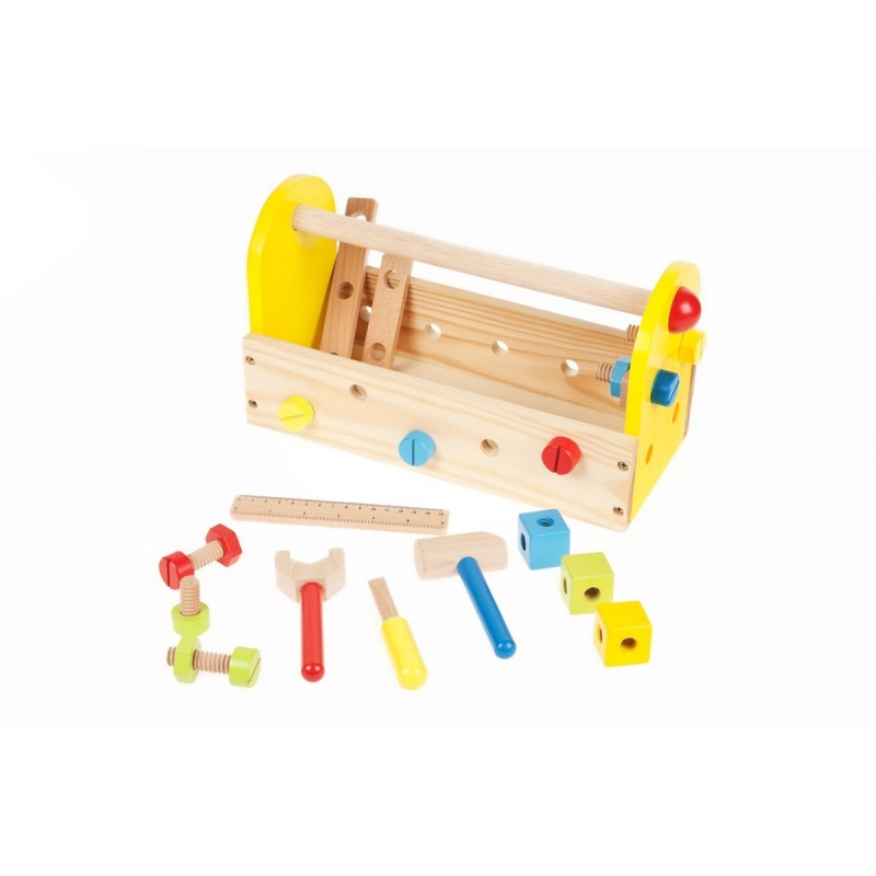 caisse à outils en bois pour enfant