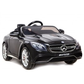 Voiture électrique pour enfant Mercedes Benz S63 AMG noire métallique