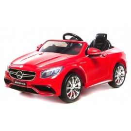 Voiture électrique pour enfant Mercedes Benz S63 AMG rouge