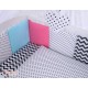 Parure de lit bébé complète Color mix Set 9