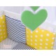 Parure de lit bébé complète Color mix Set 8